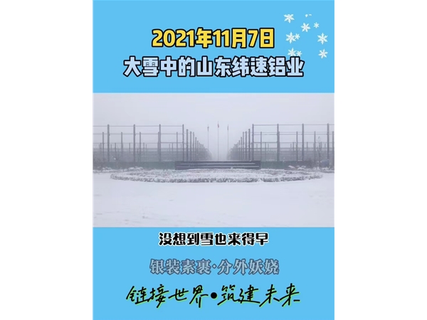 雪中的纬速铝业